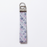 Light Purple Hearts keychain