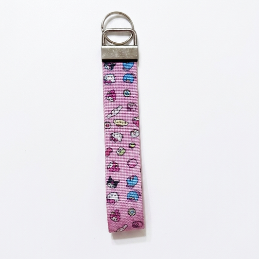 Sanrio Friends Pink Keychain